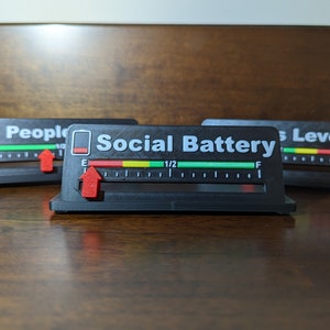 Social Battery desktop indicator People meter Show your mood Stress Level People Out image 2