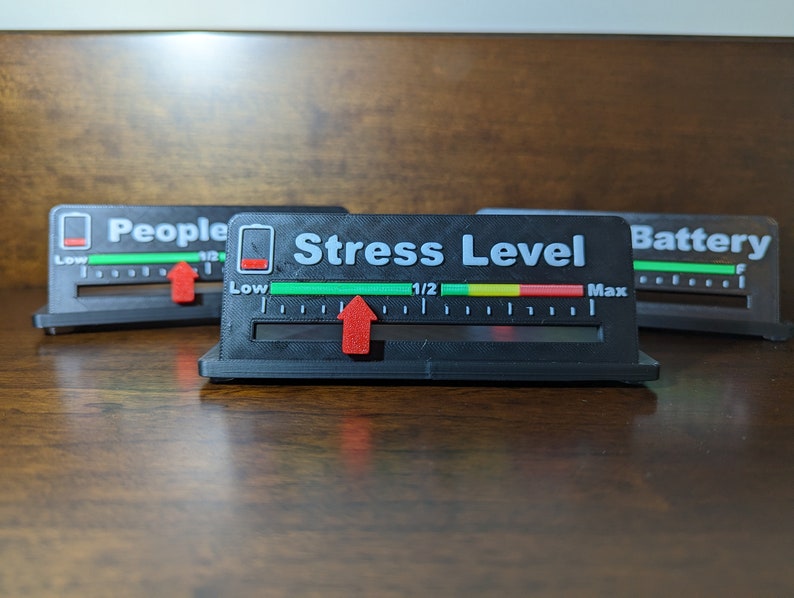 Social Battery desktop indicator People meter Show your mood Stress Level People Out image 4