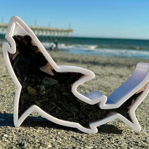 3D Printed Shark Tooth Shadow Box | Beachcomber Keepsake