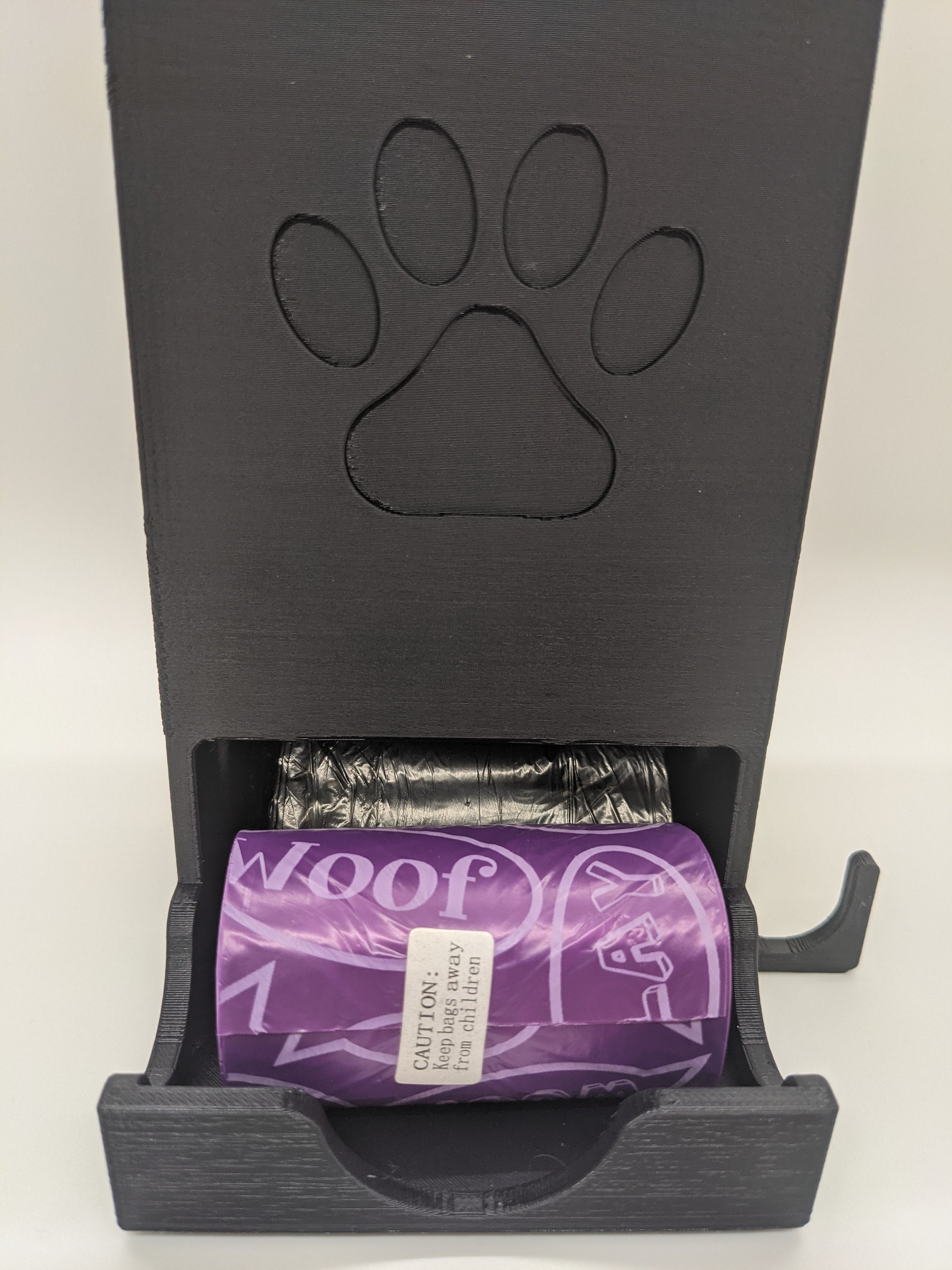 Wall mount doggie poop bag dispenser Poop bag storage Etsy