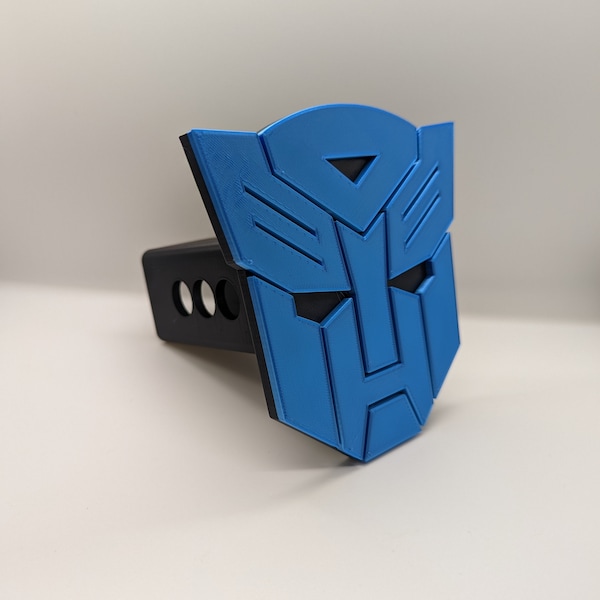 3D printed Transformer trailer hitch covers. Autobots | Decepticons