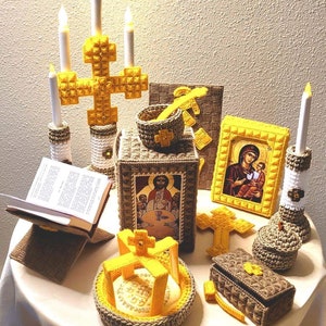 Crochet Coptic Orthodox Complete Church Altar Set: Educational