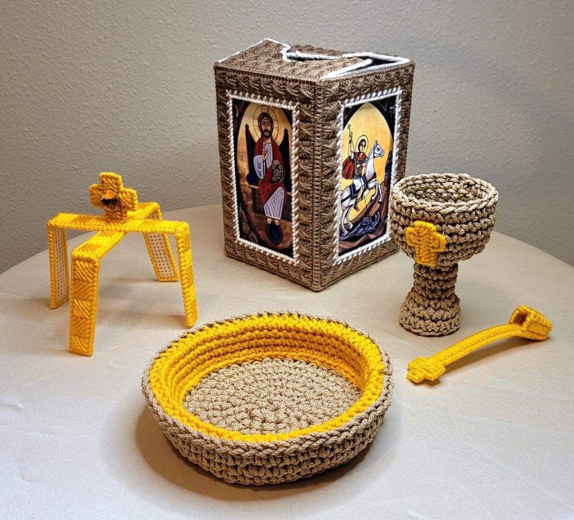 Coptic Orthodox Christian Church Altar Vessel Set: Educational