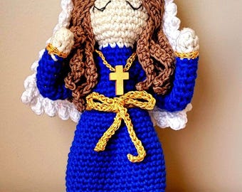 Coptic Orthodox Christian Saint Mary The Theotokos Amigurumi Crochet Doll