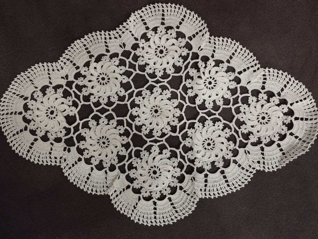 White Lace Lace Table Mat Lace Table Cloth Lace Table Etsy