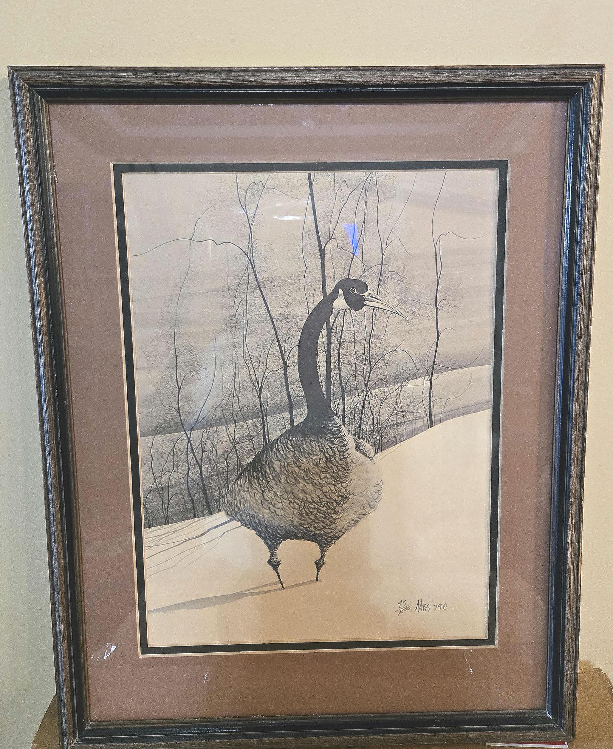 P Buckley Moss Signed Print 