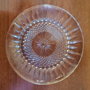 Cristal D&#39;Arques Diamant Salad / Dessert Plates - Set of Seven Plates