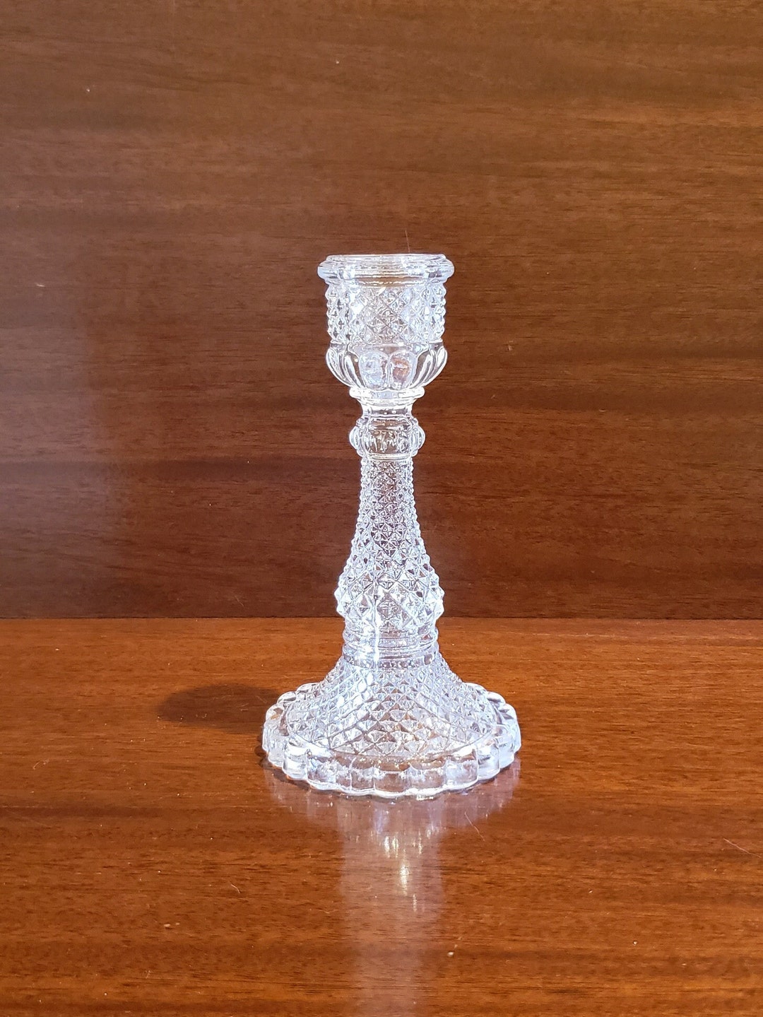 Vintage Baccarat Crystal Candle Holder Etsy