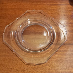Vintage Libbey(L) Square Thick Glass Plate
