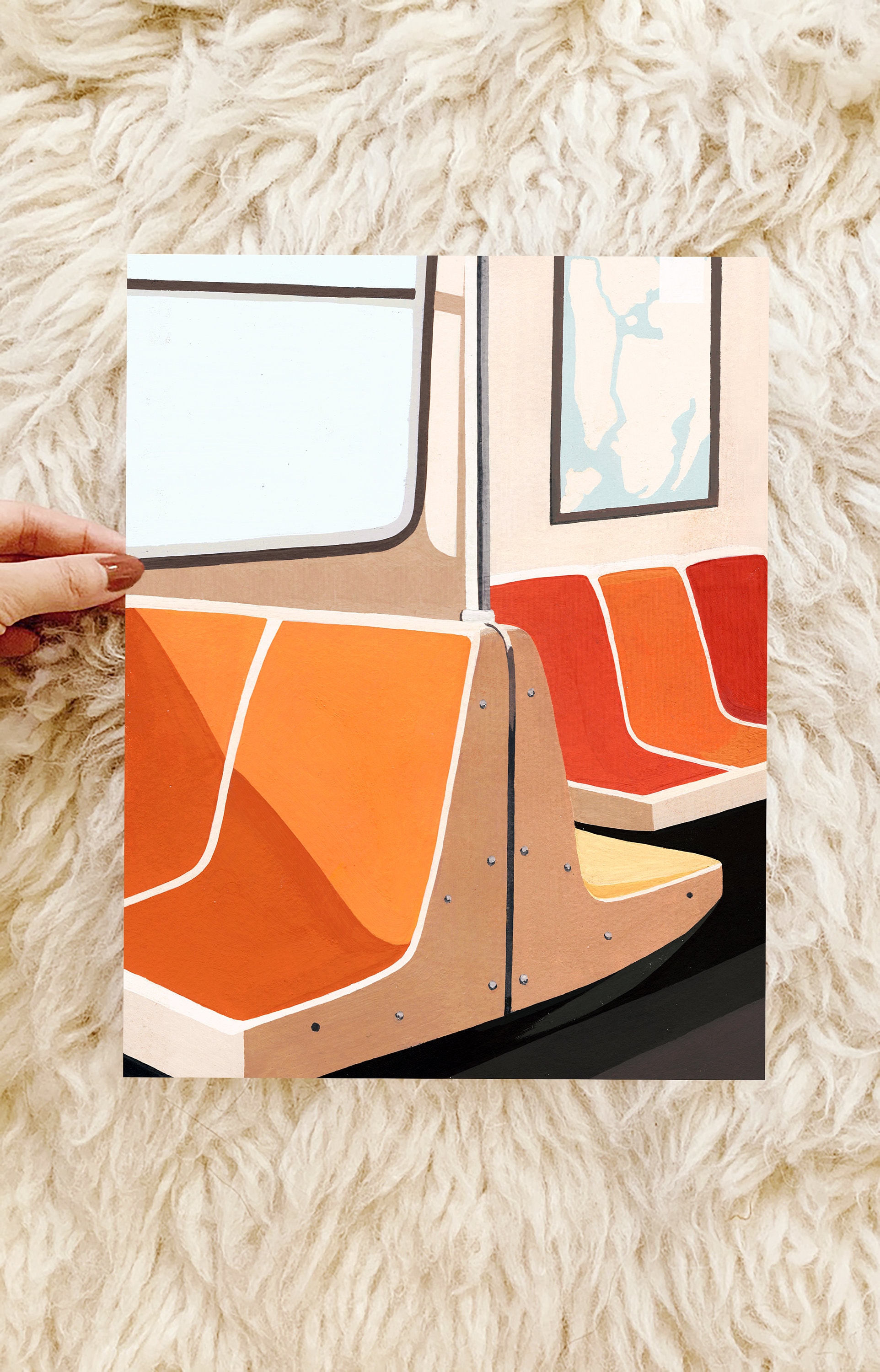 New York Subway Art Print Iconic NYC Wall Art Subway Train - Etsy