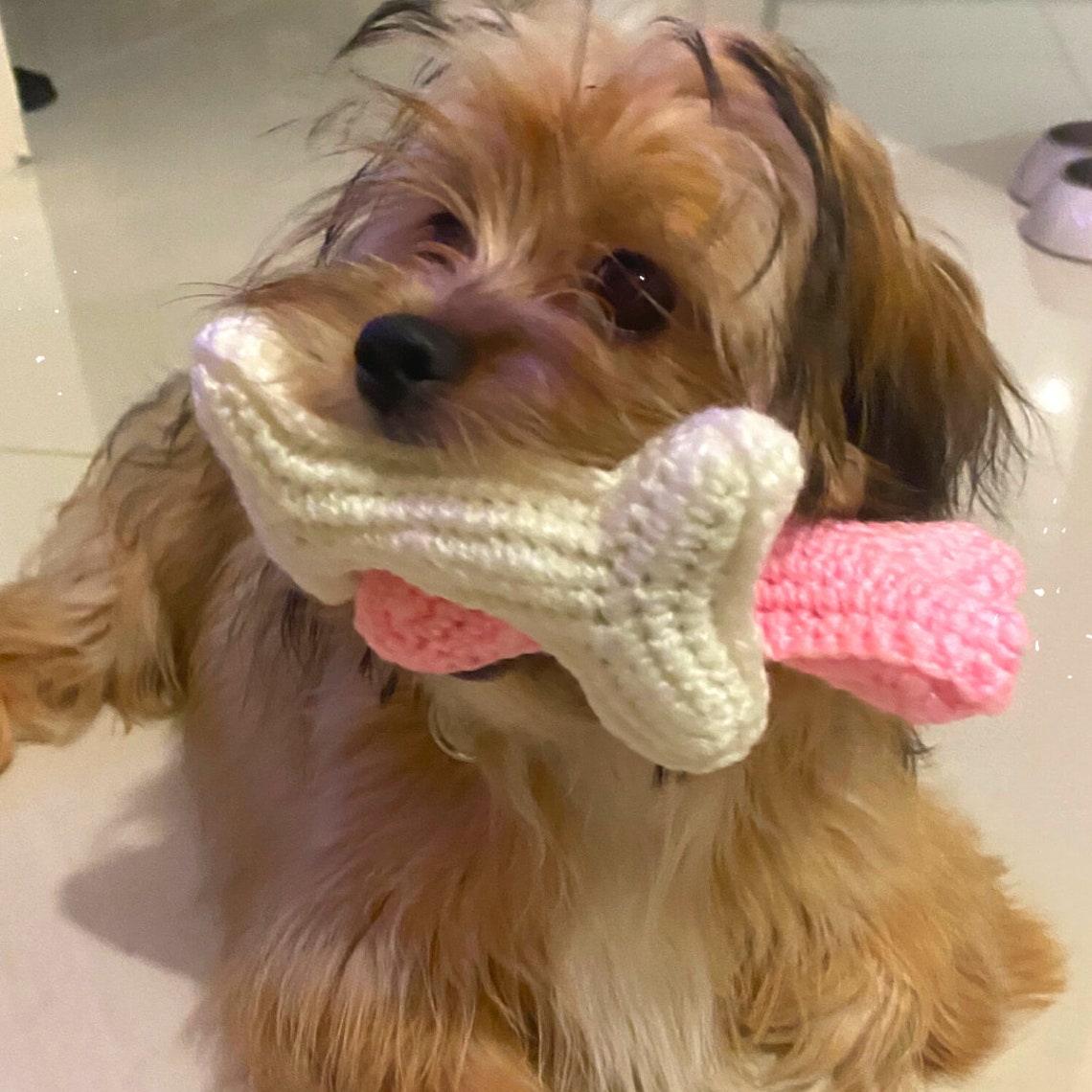 Dog Bone Chew Toy Crochet PDF Amigurumi Pattern / Easy Etsy