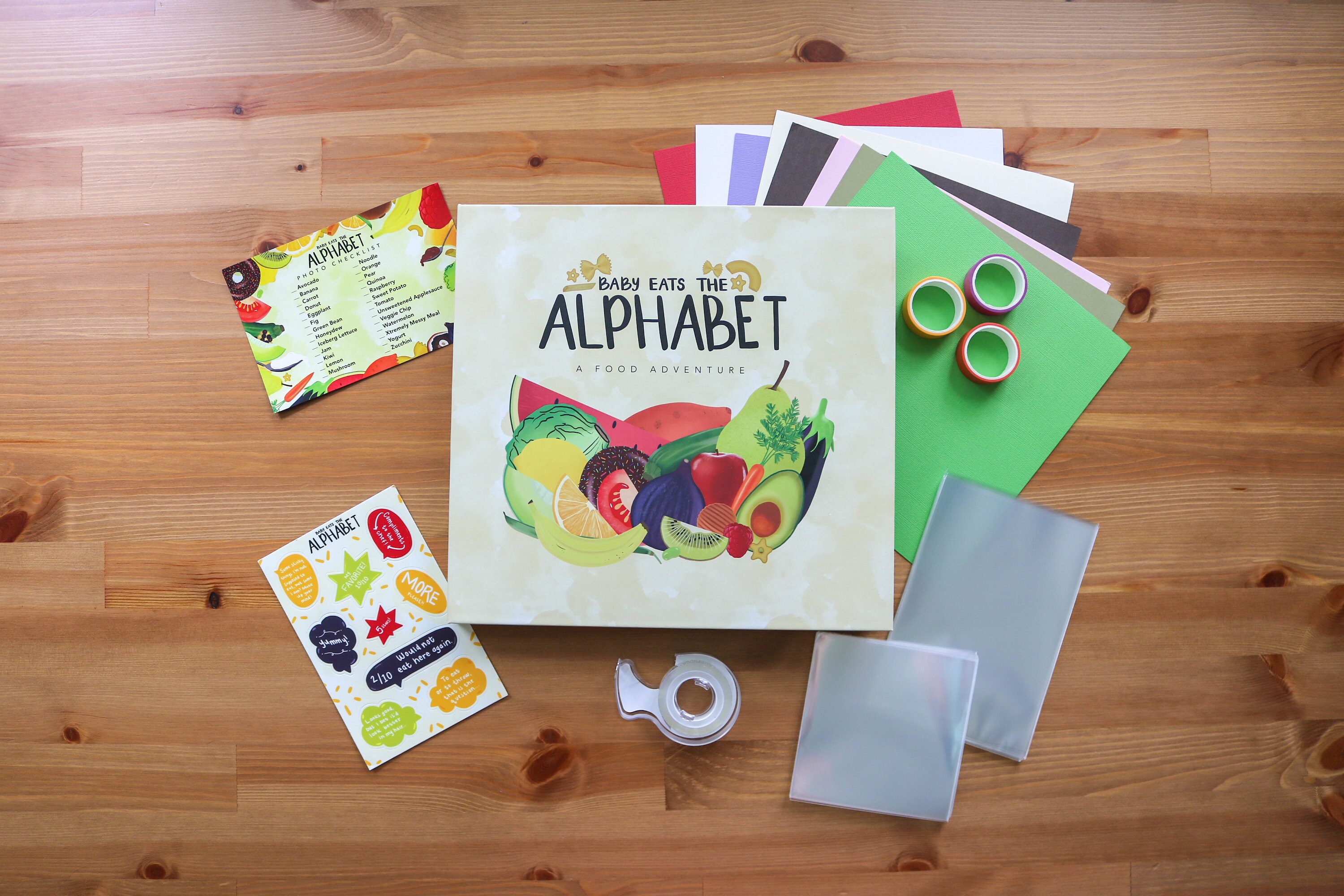 Exploring The Alphabet Scrapbook Kit