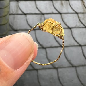 Andara Kristall Ring 5D+++++ grün