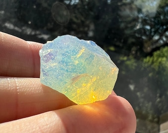 Andara Kristall Anhänger 5D+++++ seafoam Arcturianer mondenergie Healy