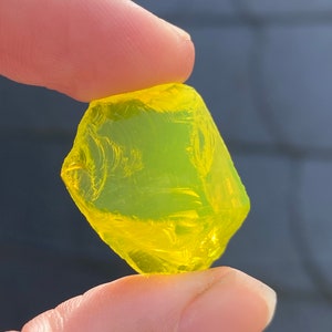 Andara Kristall Electric yellow Zentralsonne