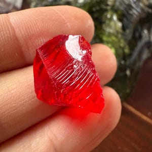 Andara Crystal 5D+++ red orange goddess energy, dragon, Venus, power