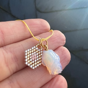 Andara Kristall Anhänger mit Kette