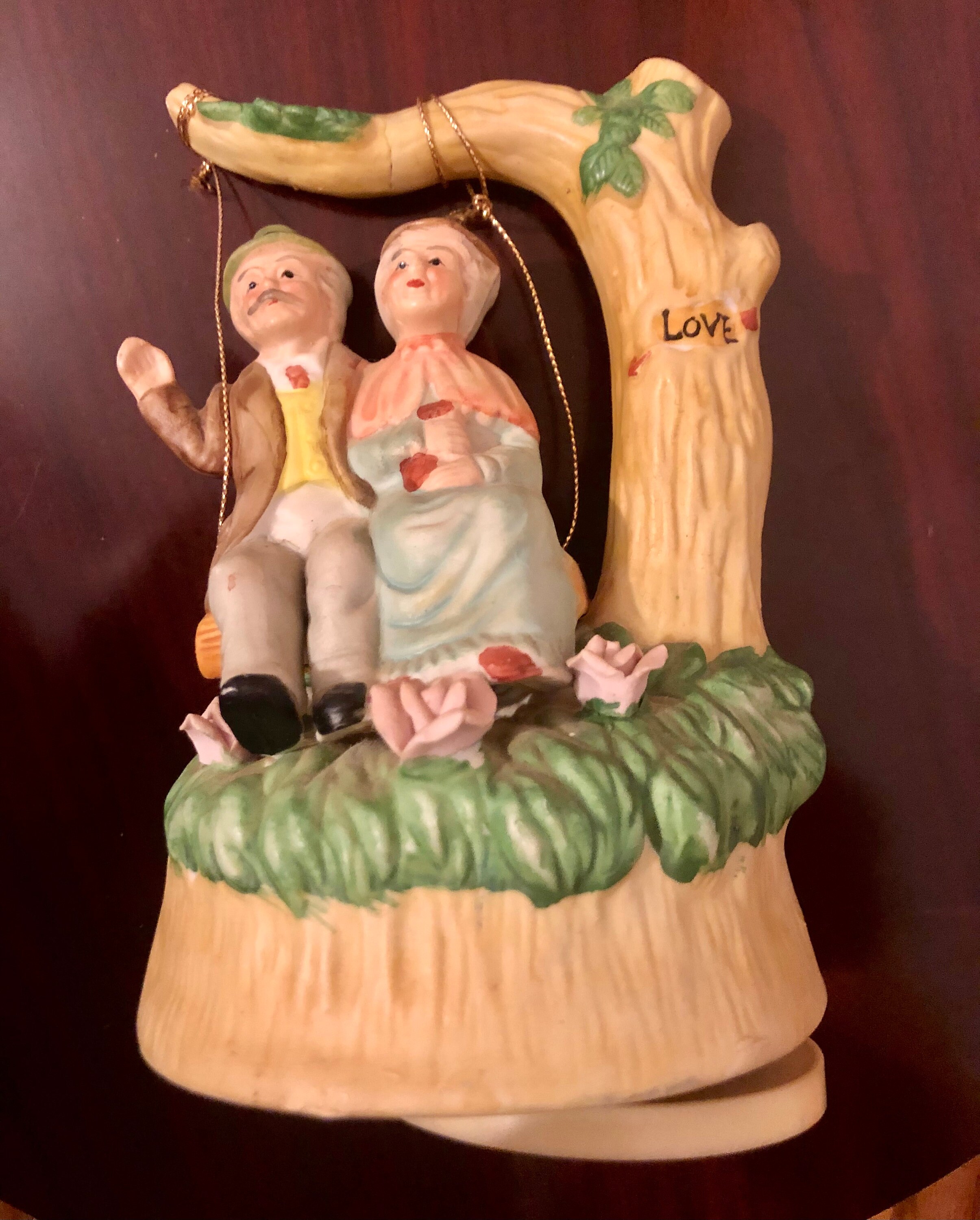 Vintage ceramic music box Etsy