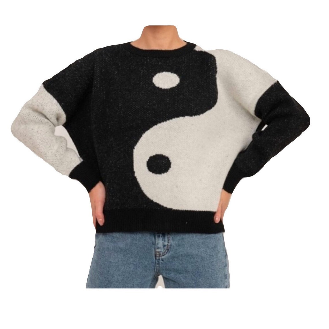 ying and yang jumper