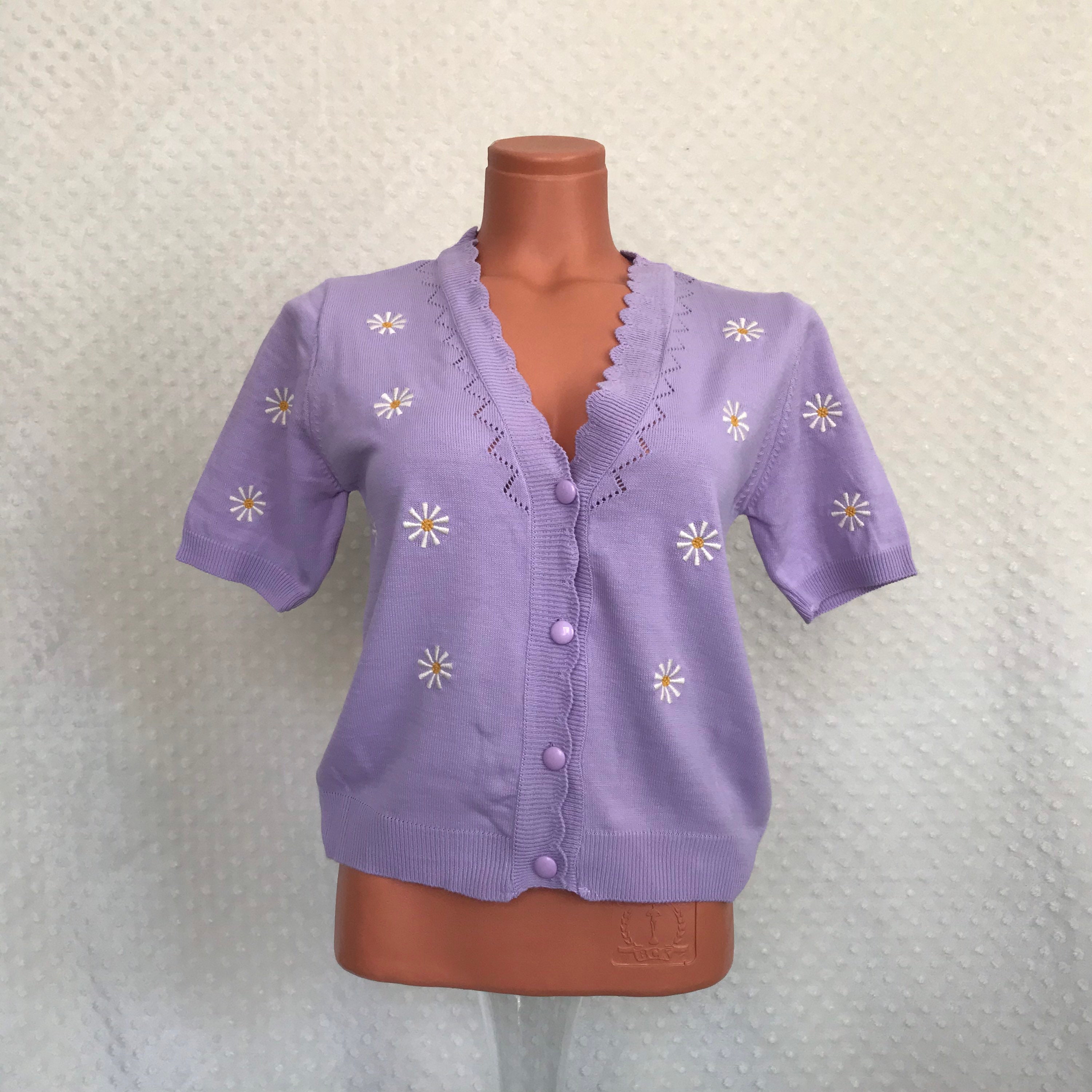 daisy cardigan sweater