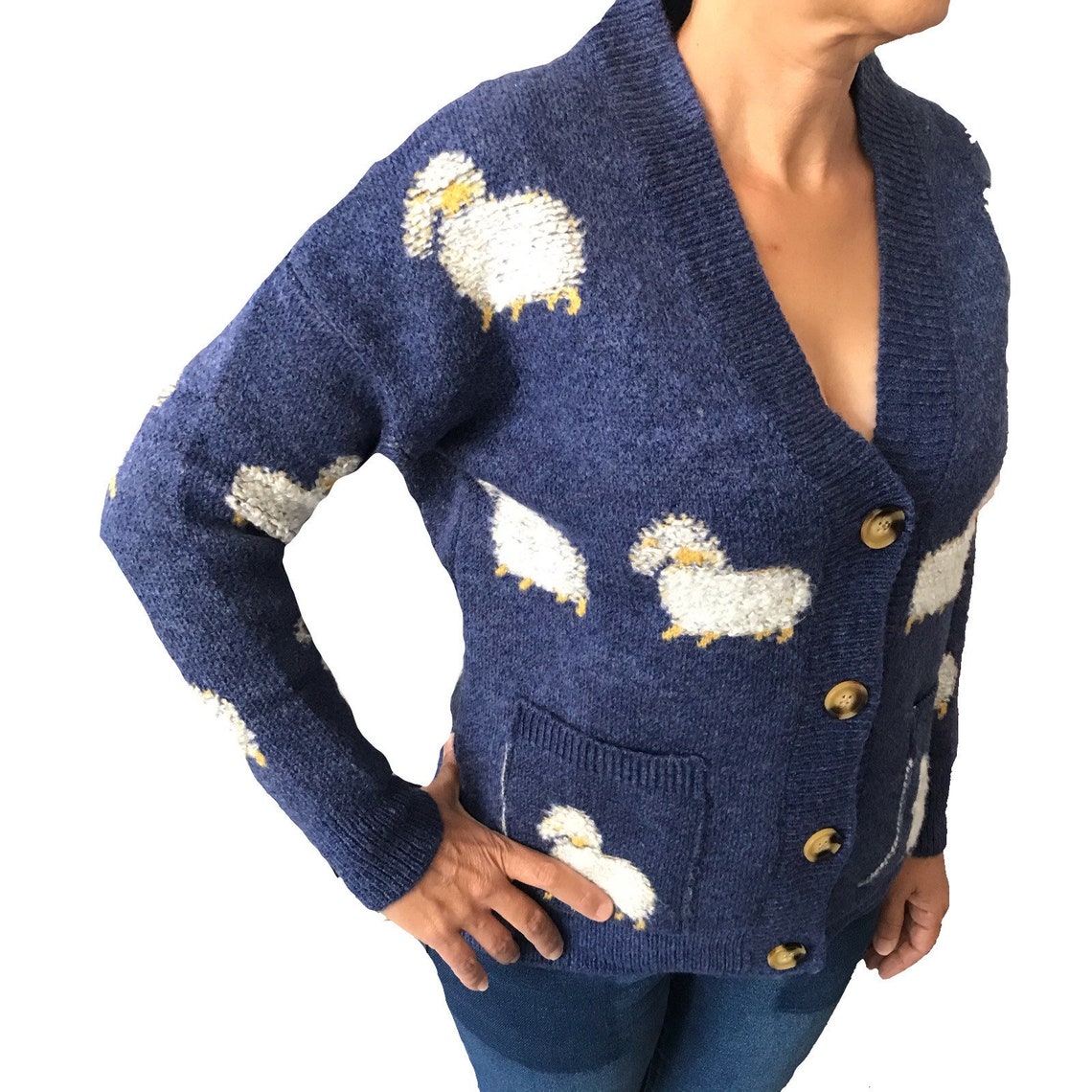 daisy cardigan sweater