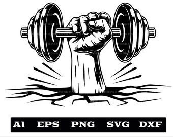 Download Weight Lifting Svg Etsy