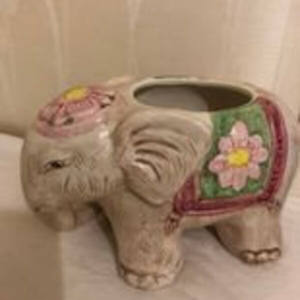 Ceramic Elephant Plant Stand Etsy Australia