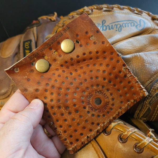 Baseball Glove Leather Minimalist Wallet