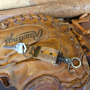 Baseball Handschuh-Leder Schlüsselanhänger
