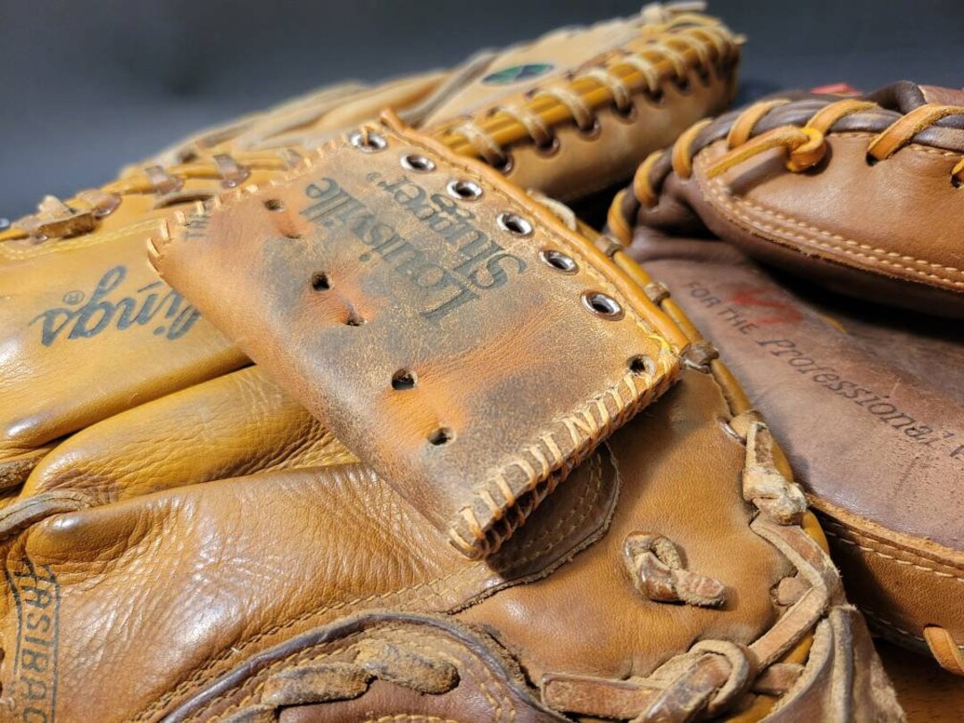 Baseball Glove Leather Wallet Etsy