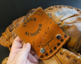 Baseball Glove Leather Coin Money Purse