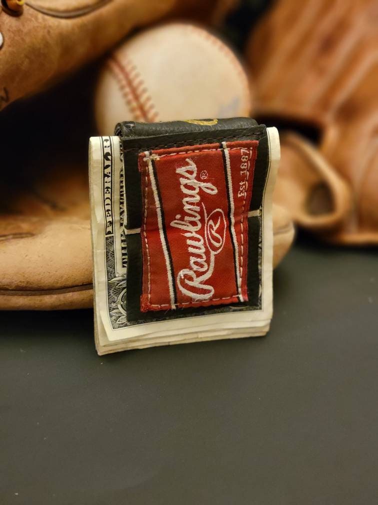 Rawlings Baseball Glove Money Clip/ Business Card Holder Etsy