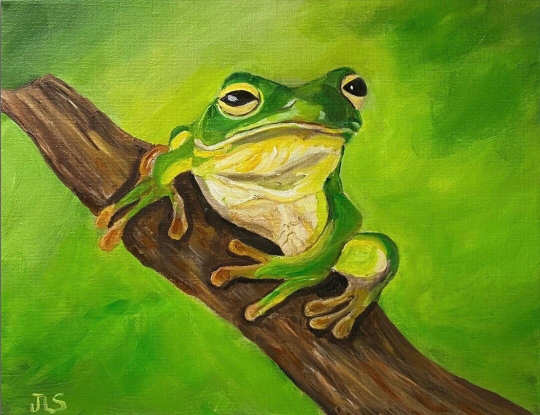 Art Print Frog, Professional 8 X 10 or 16 X 20 Print of Signed Original