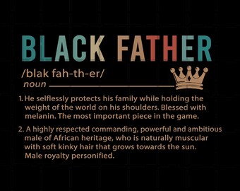 Download Black Father Svg Etsy