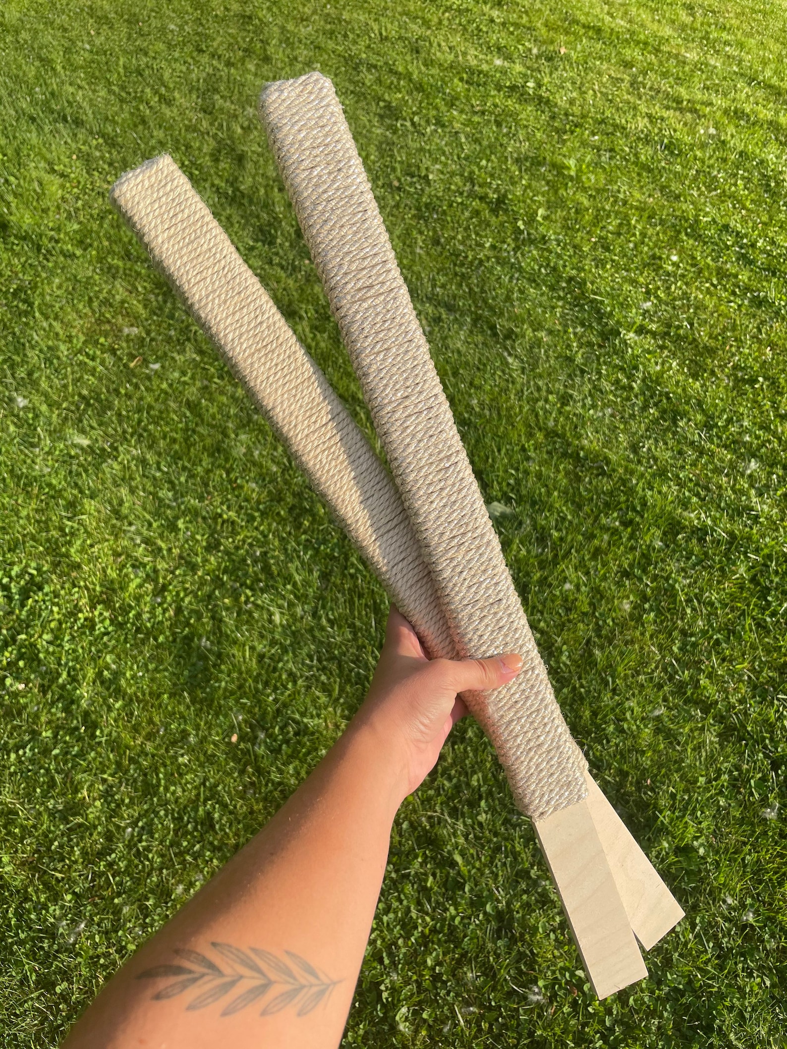 Jute Pole Plant Stakes Etsy