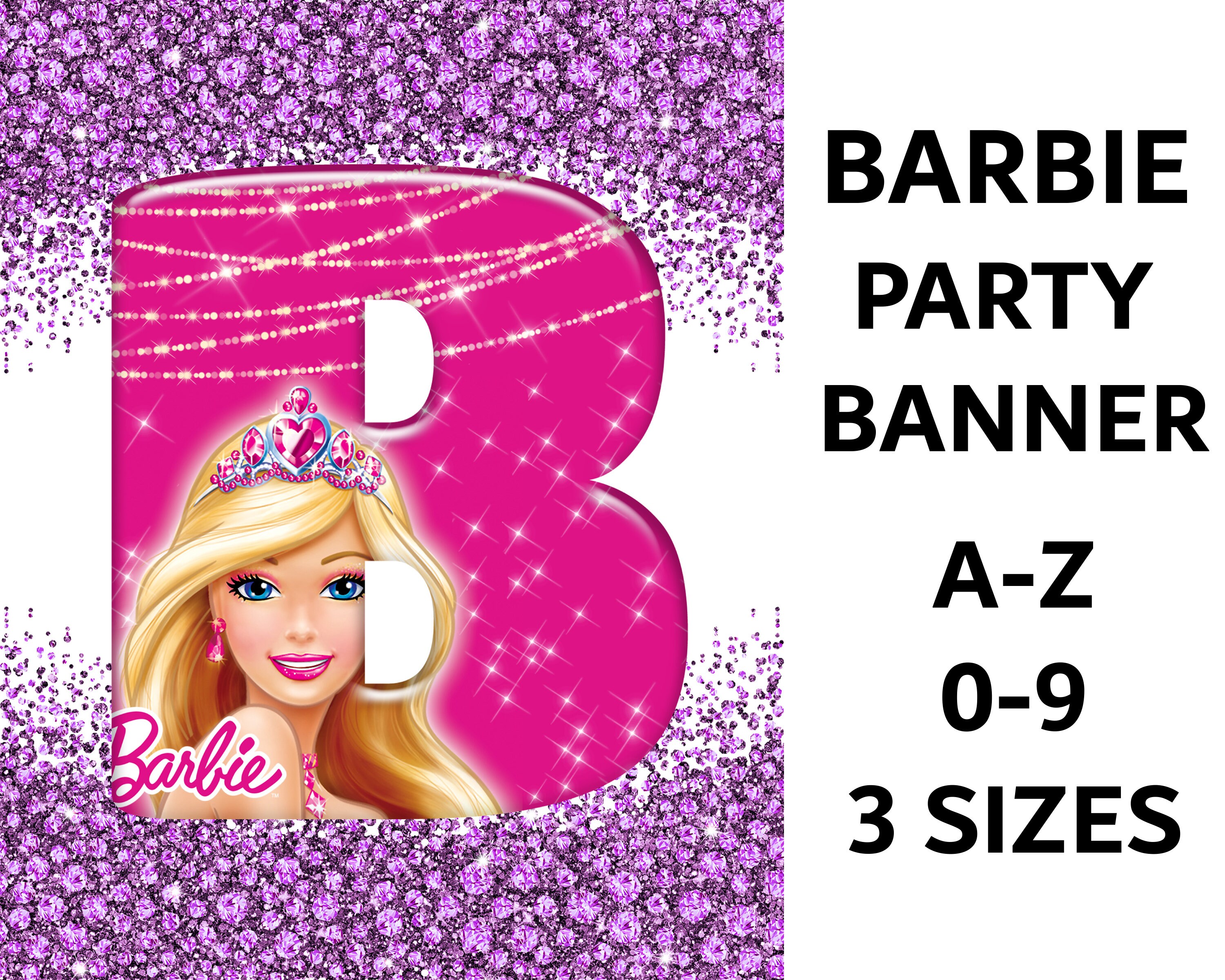 Barbie Birthday Banner