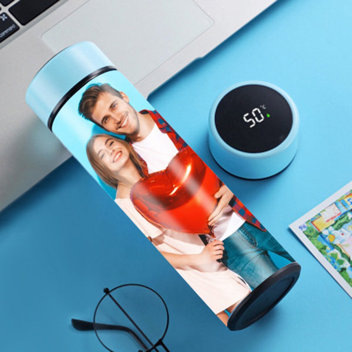 Personalised smart digital flask Our digital flasks keep your Etsy