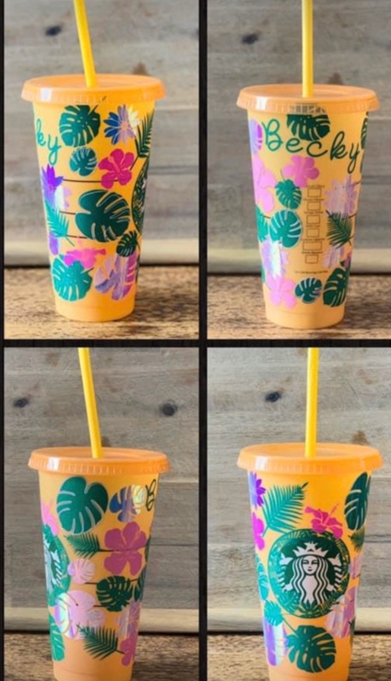 Personalised cold cups any design you like Custom Disney Etsy