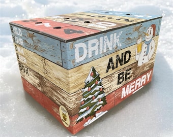 12 Days of Christmas Beer Advent Box: DIY Gift Box