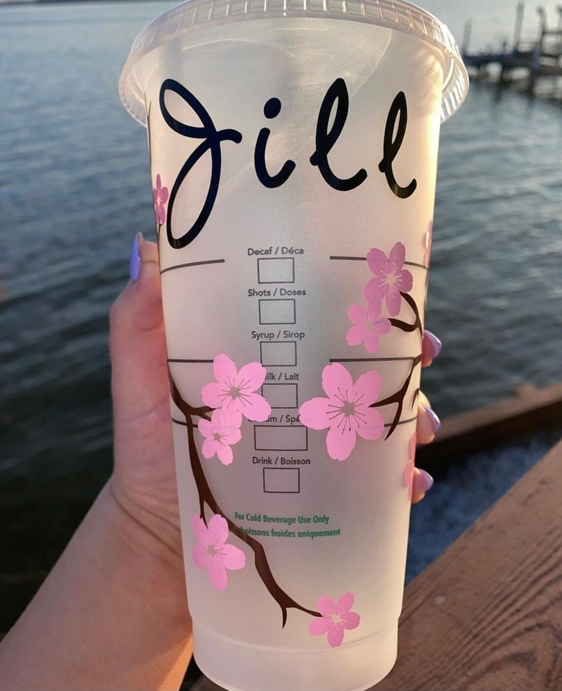 Cherry Blossom Starbucks Cold Cup Etsy