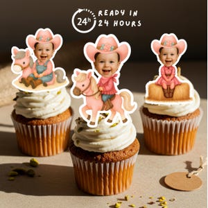 3 in 1 - First Rodeo Girl Cupcake Topper, Cowgirl 1st Birthday Decor, My First Rodeo Party, Baby First Rodeo, Western Theme Printable Topper