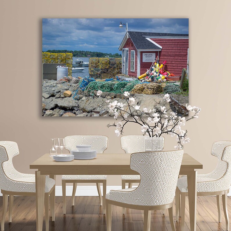 Harpswell Maine Lobster Shack Photo Print, Canvas, Framed Print Etsy