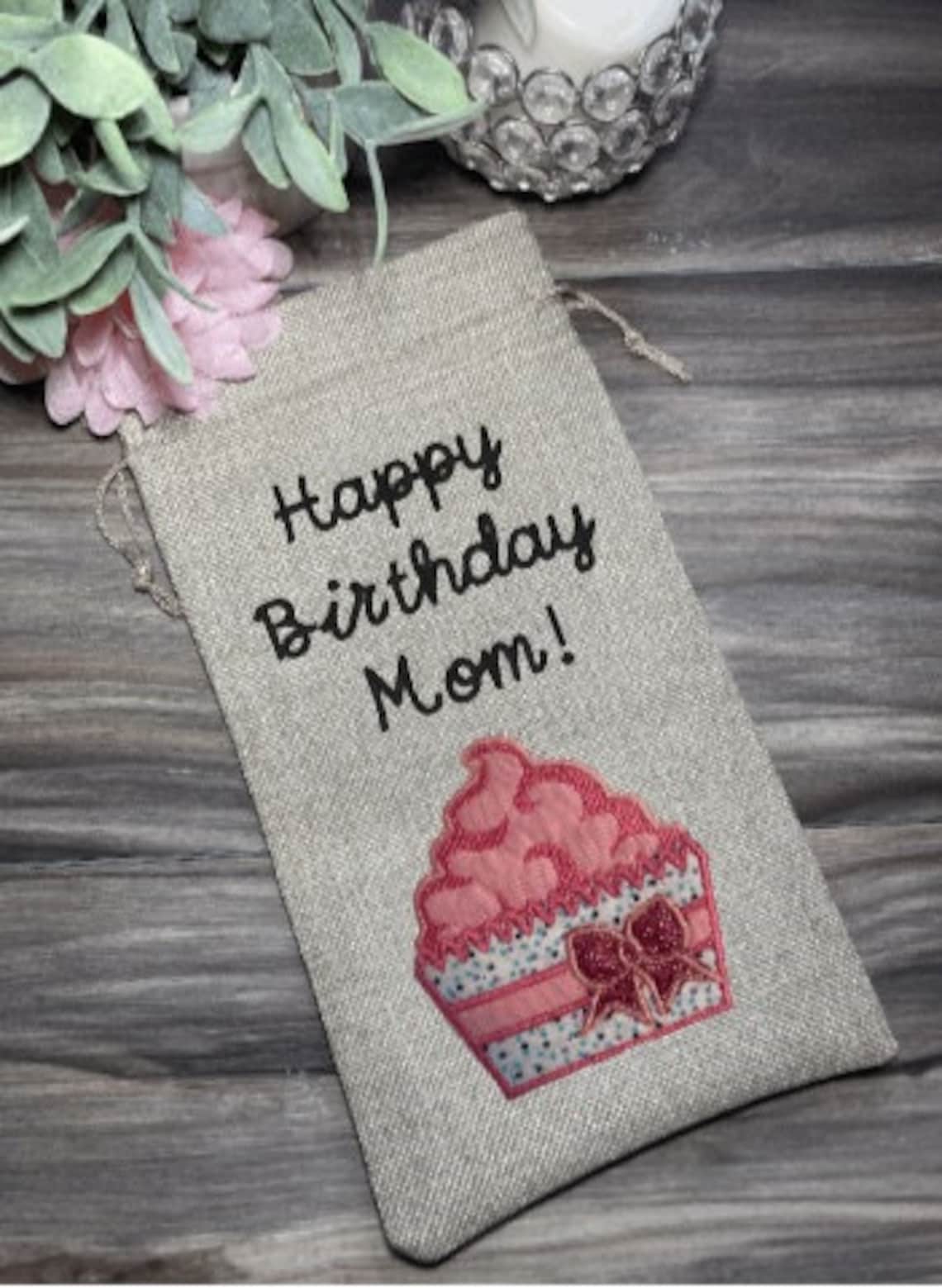 Bolsa De Tela Personalizada Cumpleaños "Dorado" Detalles