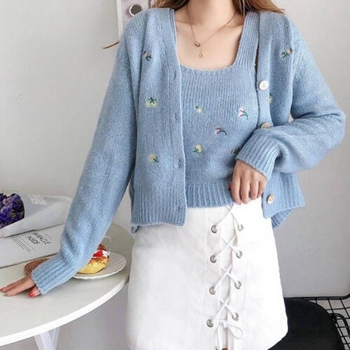 cardigan sweater set