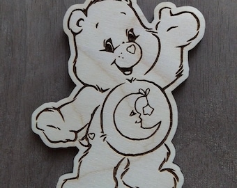 Bedtime Bear Wood Ornament