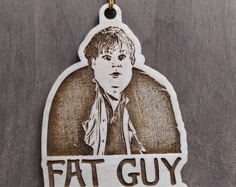 Tommy Boy Fat Guy in a Little Coat Wood Ornament or Fridge Magnet