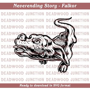 Neverending Story Falkor SVG File - Great for T-Shirts!
