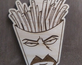 ATHF Frylock Wood Ornament or Magnet