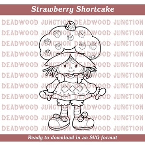 Tarta de Fresa / Ideal para camisetas / Archivo SVG