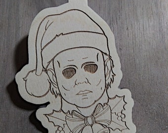 Michael Myers Wood Ornament or Fridge Magnet